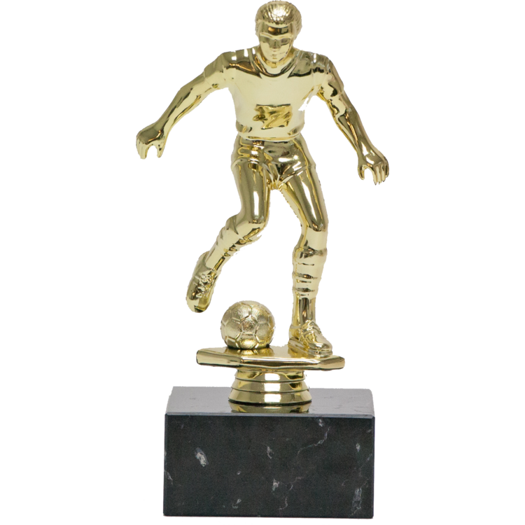 Champions Series Trophy on Black Marble Base