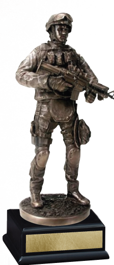 Night Mission Soldier Statue